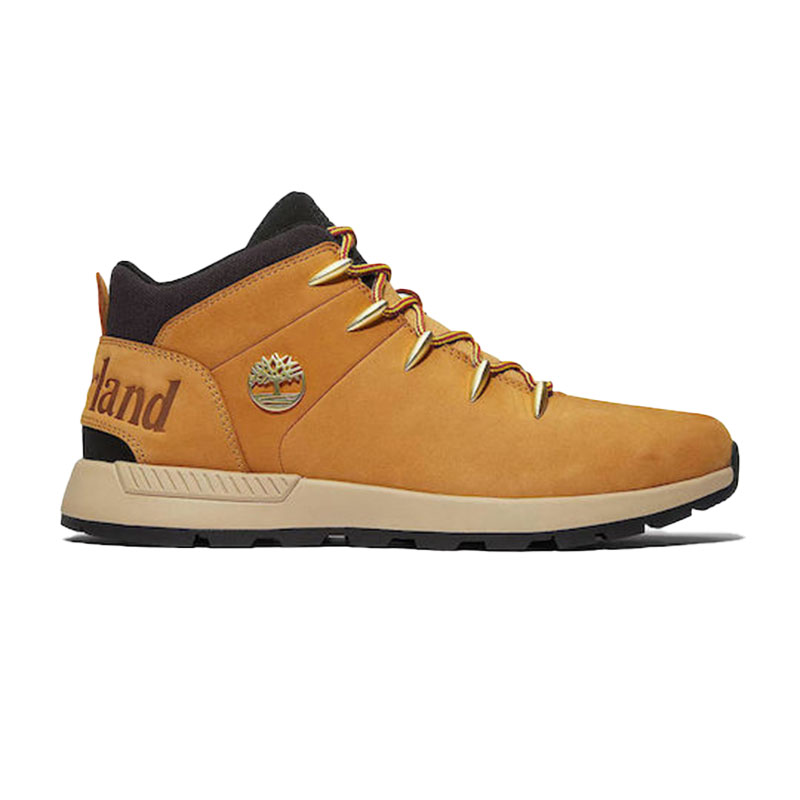 Timberland Ανδρικά μποτάκια Timberland TB0A1XVQ033 SPRINT TREKKER MID LACE SNEAKER WHEAT κίτρινο δέρμα nubuk