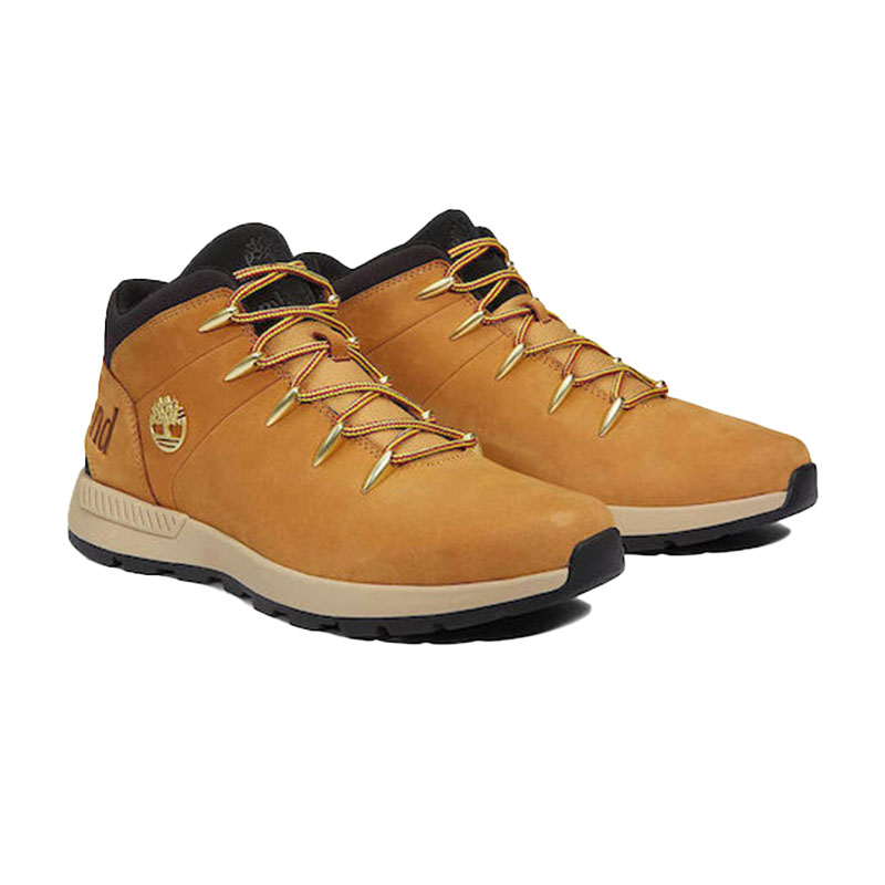 Ανδρικά μποτάκια Timberland TB0A1XVQ033 SPRINT TREKKER MID LACE SNEAKER WHEAT κίτρινο δέρμα nubuk φωτογραφία