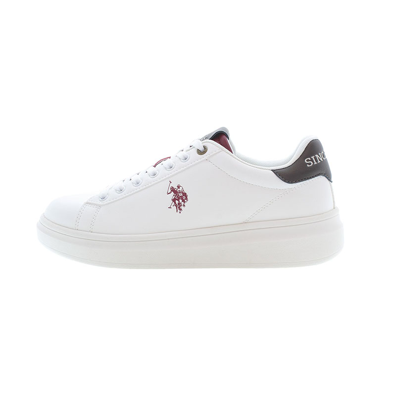 Ανδρικά sneakers U.S.POLO ASSN CODY001C-CRE-DBR01 PU SYNTH. LEATHER λευκό φωτογραφία