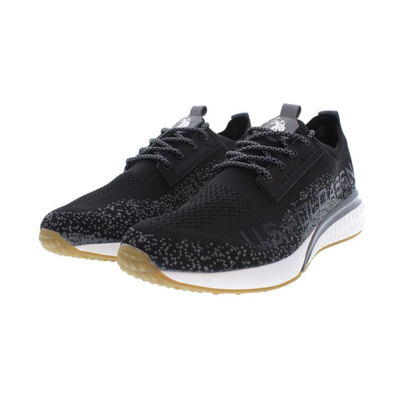 Ανδρικά sneakers U.S.POLO ASSN FELIX001-BLK KNITTED μαύρο φωτογραφία