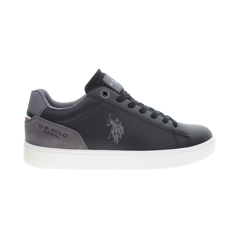 U.S.Polo Assn. Ανδρικά sneakers U.S.POLO ASSN TYMES006A-BLK PU SYNTH. LEATHER-NYLON μαύρο