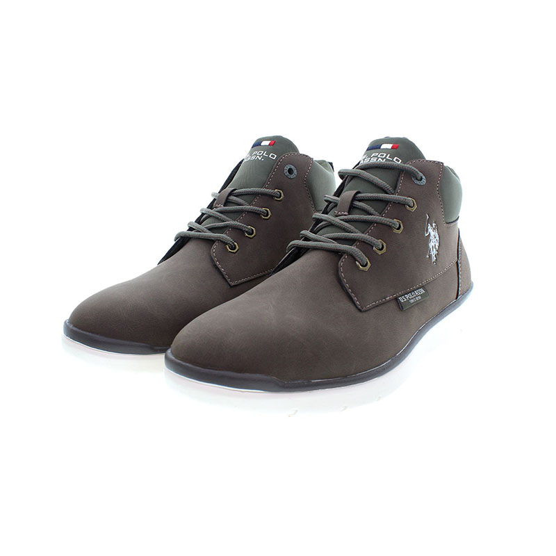 Ανδρικά μποτάκια U.S.POLO ASSN YGOR008-DBR003 PU SYNTH. LEATHER-NYLON καφέ φωτογραφία