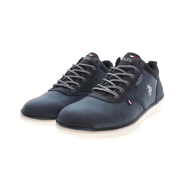 Ανδρικά sneakers U.S.POLO ASSN YGOR009-DBL001 PU SYNTH. LEATHER-TEXTILE μπλε φωτογραφία