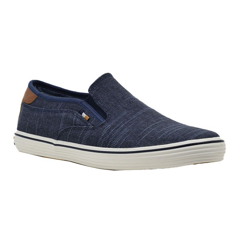 Ανδρικά μοκασίνια Wrangler CALYPSO SLIP-ON C MEN LOW 20241032.27F DARK DENIM μπλε φωτογραφία